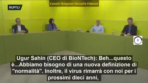 IL COVID RIMARRA PER 10 ANNI SECONDO IL.CAPO.DELLA BIONTECH