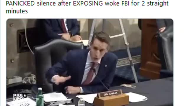 Senator Hawley destroys Wray and it’s beautiful
