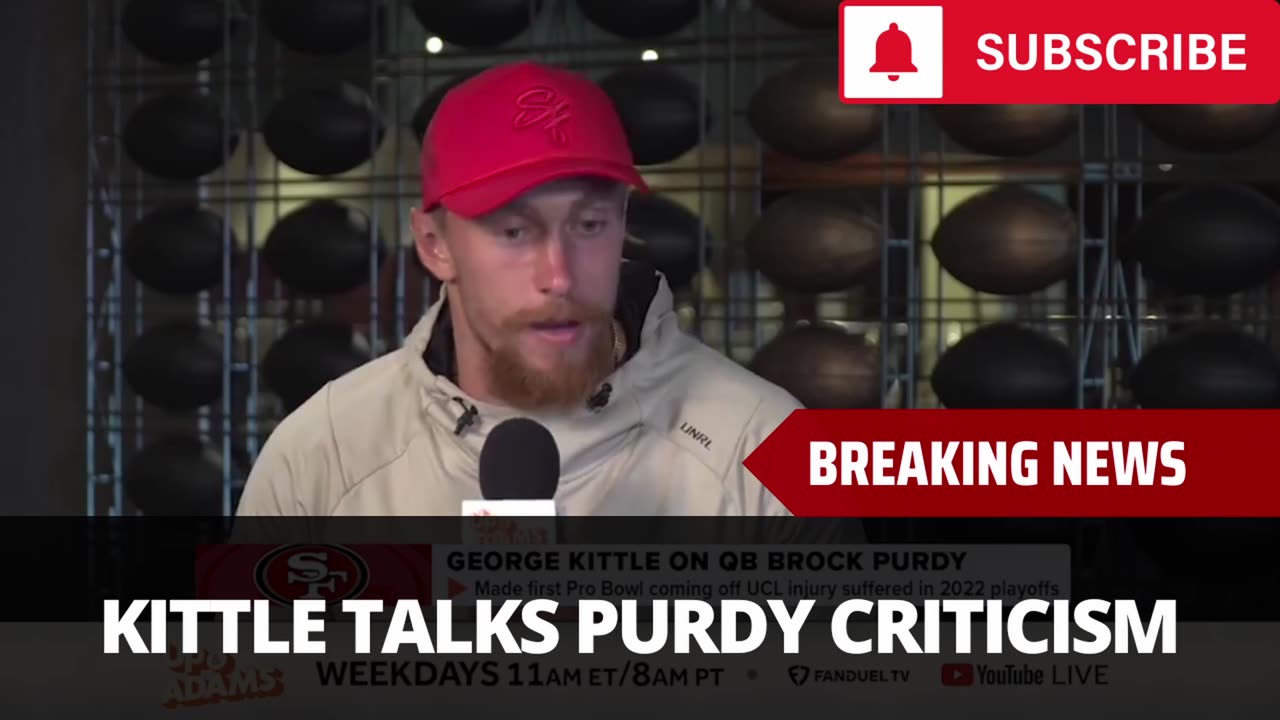 George Kittle Comes To The Defense Of Brock Purdy