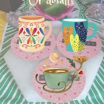 Pick a Tea Cup ~ Tea Leaf Reading #shorts