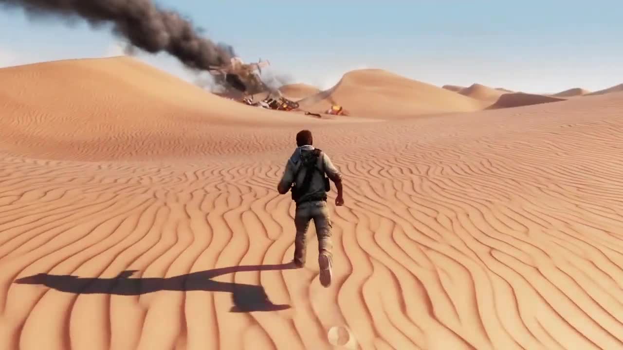 Uncharted 3:cena épica do avião