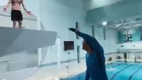 iPhone prank in swimming pool #shorts