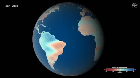 Movement of water around the glob (With the help of Satellite).