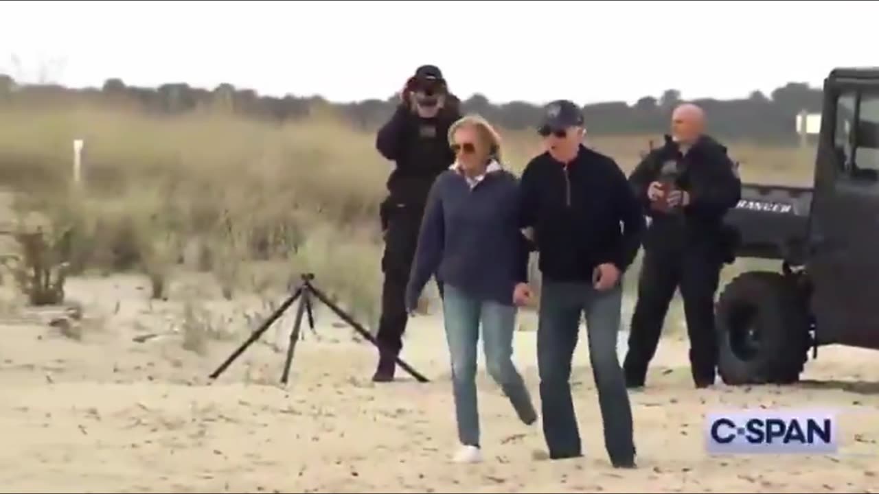 Biden Can't Walk in Sand