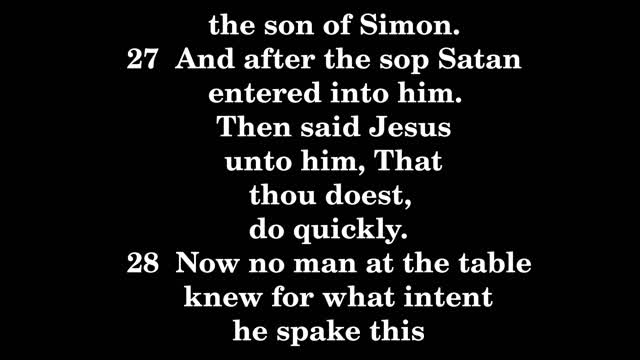 John 13 King James version