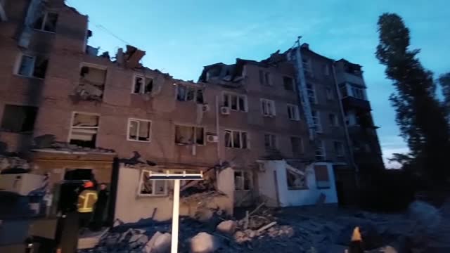 As a result of the shelling by the occupiers, the five-story building was damaged! In Ukraine