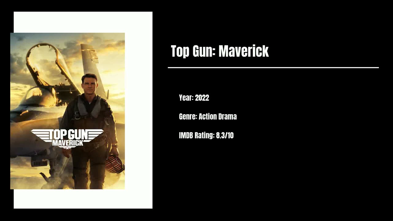 Best Movies To Watch #63 - Top Gun: Maverick