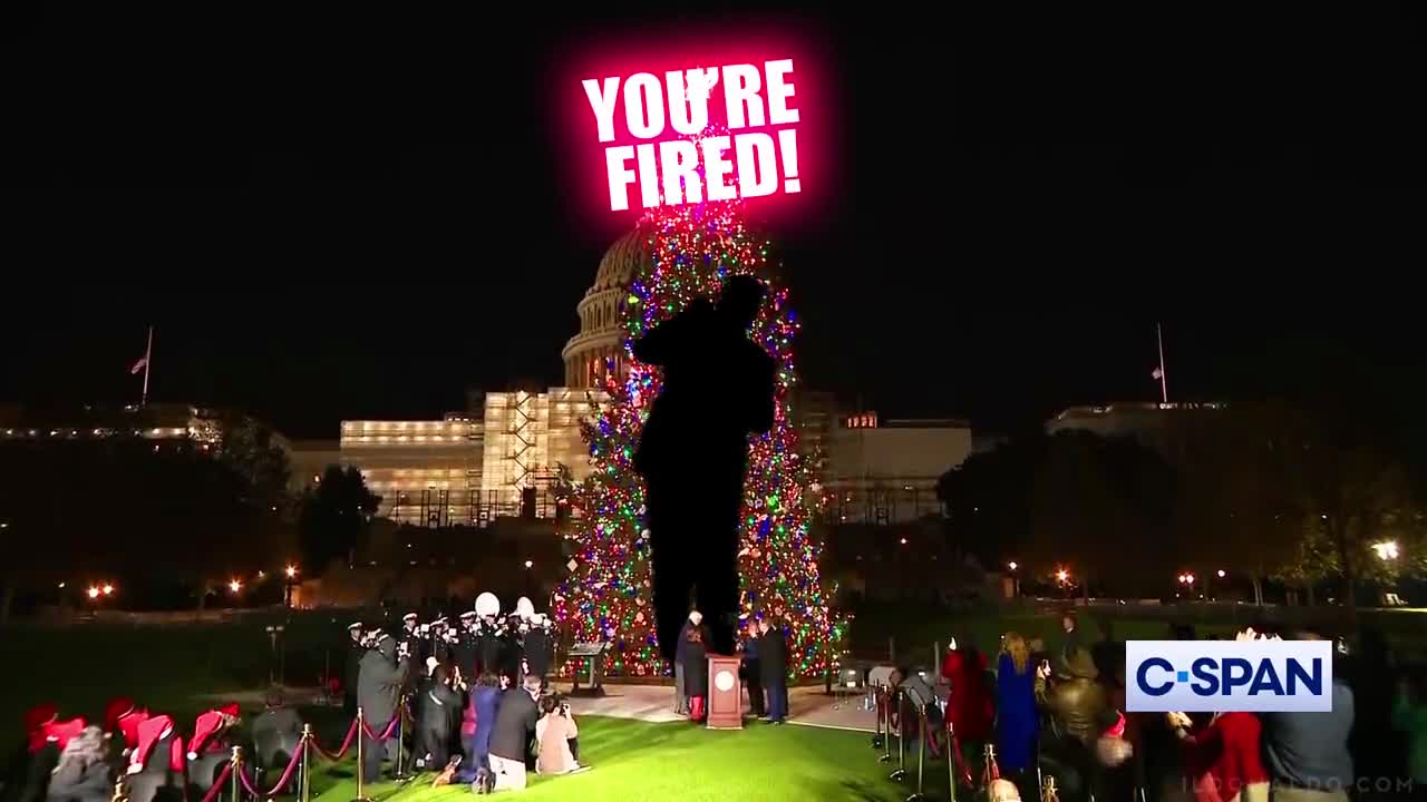LAST TIME CRAZY NANCY LIGHTS UP THAT CAPITOL CHRISTMAS TREE!!!🥳🥳🥳