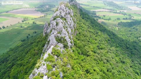 Relaxing Music | Along With Nature Videos | Flying Over Thailand