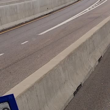 Cement truck driver Dallas,Tx 183 eastbound never had a chance cab of truck destroyed