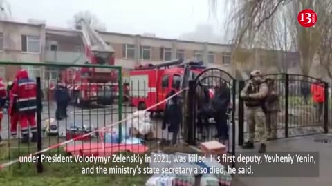 DEATH TOLL HITS 18 in helicopter crash killing Ukrainian Interior Ministry leadership -latest images