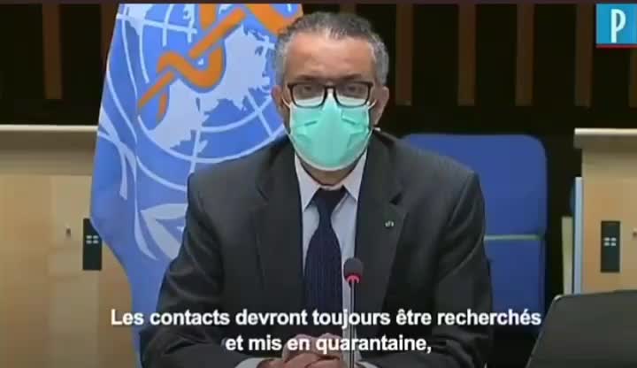 2021: Tedros from WHO says testing, isolation, contact tracing will stay even with a vaccine at hand