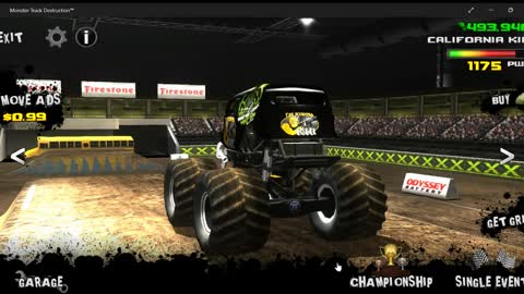 Monster Jam Sunday Special part 1( monster truck video game freestyle)