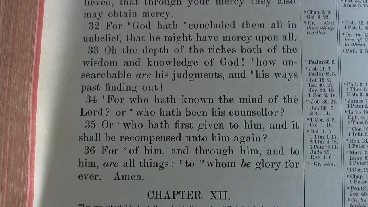 The depth of the riches
