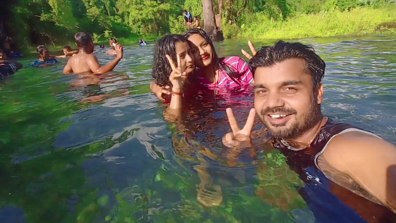 Taking bath with cute girls