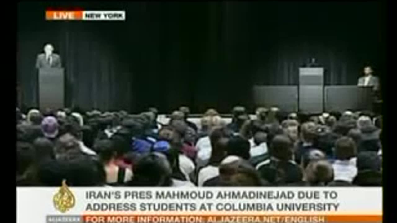 Ahmadinejad's Speech to Columbia University