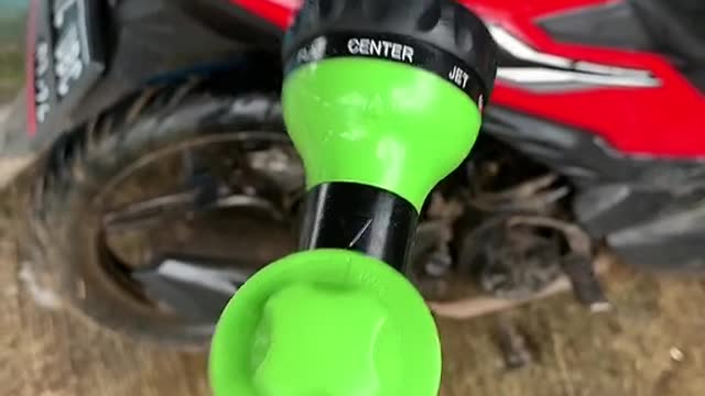 Unexpected !!! Very cool tool for washing motorbikes. easy and simple