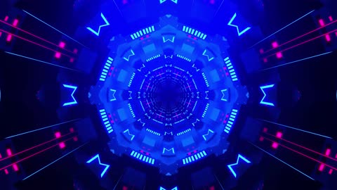 4k blue cool dj music stage background video