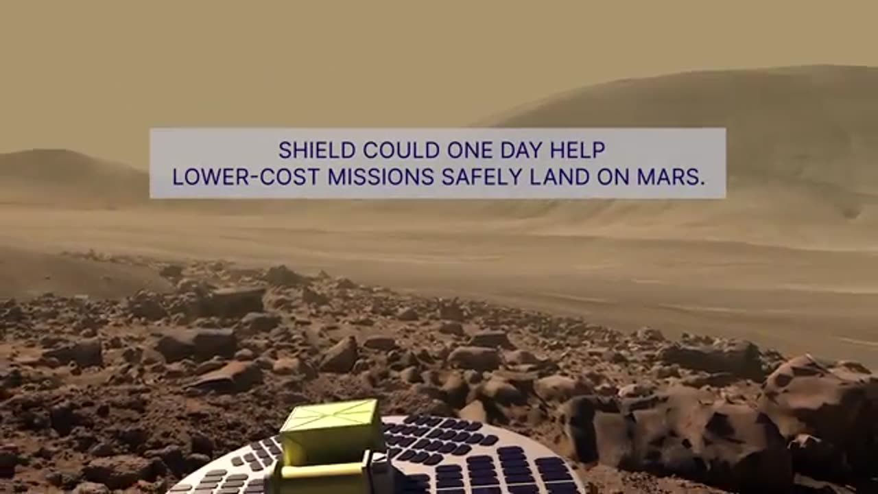 Tests WAYS TO CRASH LAND ON MARS