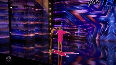 Fashion Designer Uses Heidi Klum On Stage as Her Model! Melodie Blaize on America's Got Talent