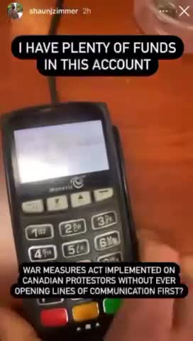 Canadian government has started seizing citizens bank accounts