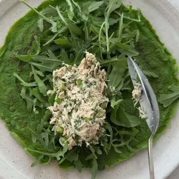 3 Ingredient Spinach Wraps