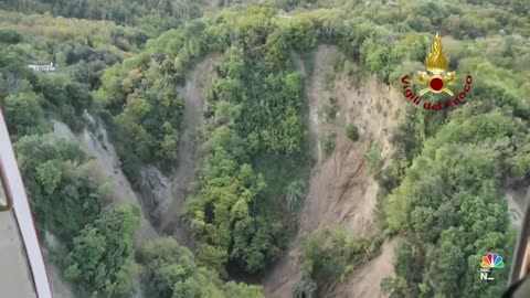 Rescuers Search For Survivors Following Deadly Landslide In Italy