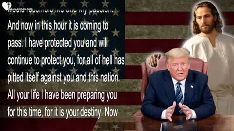Donald, I defend you & I'll bring to pass the Victory ❤️ Love Letter from Jesus Christ
