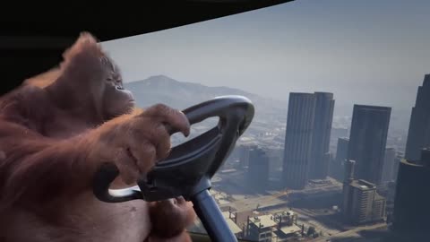 "Monkey Business in GTA 5: A Primate's Adventures in Los Santos"