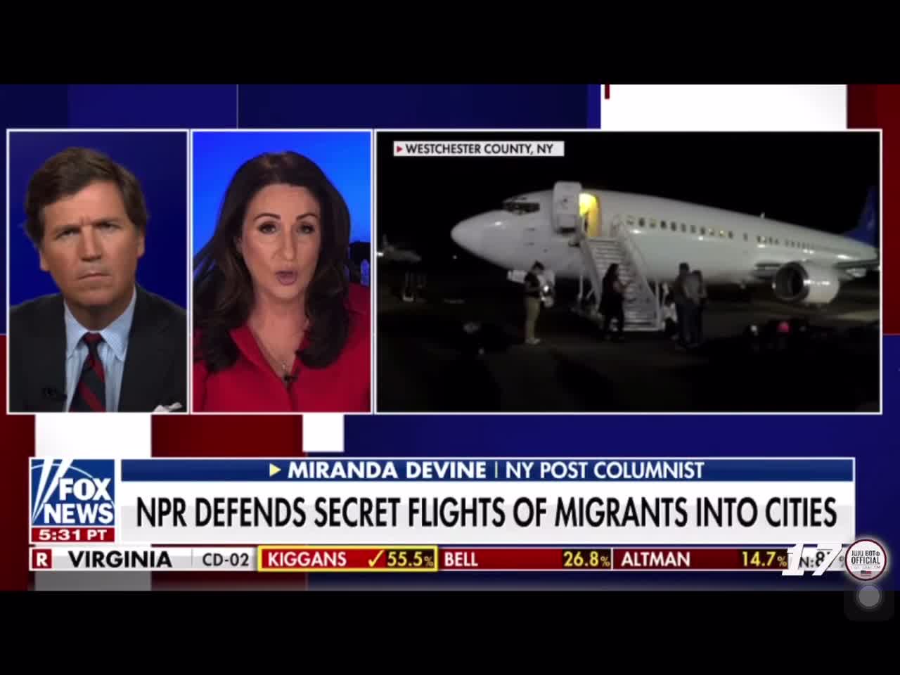 NPR is defending the midnight flights of illegal migrants across the country.