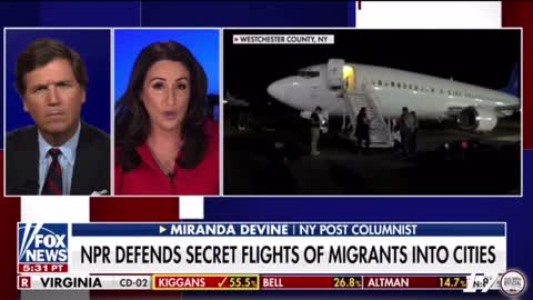 NPR is defending the midnight flights of illegal migrants across the country.