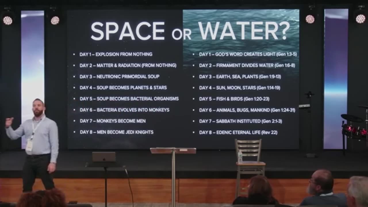 Space or Waters Above? Rich Tidwell at Truth and Freedom Conference