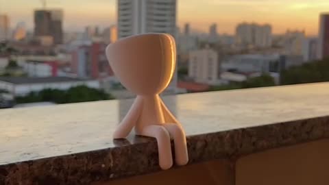 Little Guy in Sunset