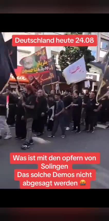 Situation in Nürnberg, Deutschland. Wenn man nichts unternimmt, wird es bald wie in England sein...