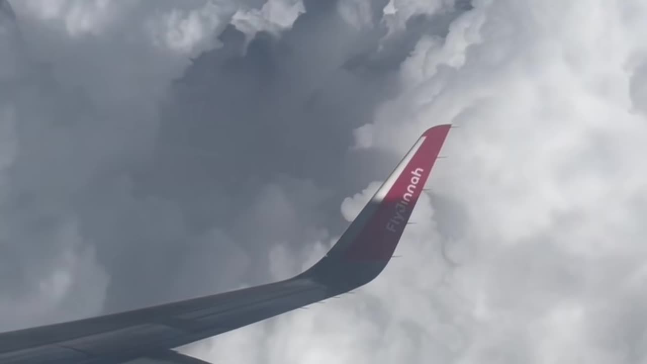 Flying in the sky