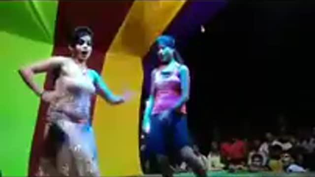 Indian girl stage show dance program entertainment