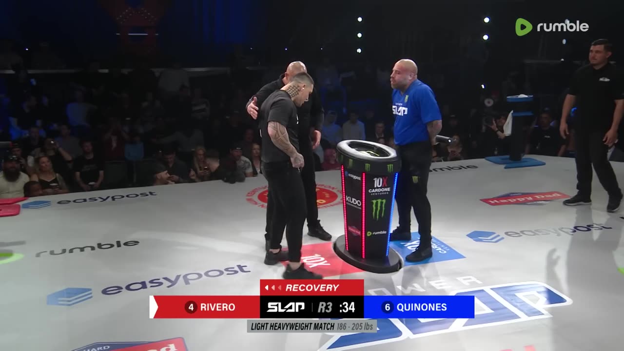 Power Slap 1 Russell Rivero vs Isaih Quinones Prelims