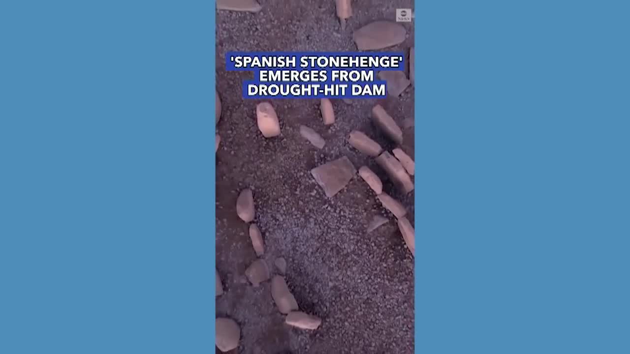 Spanish 'Stonehenge' emerges amid drought