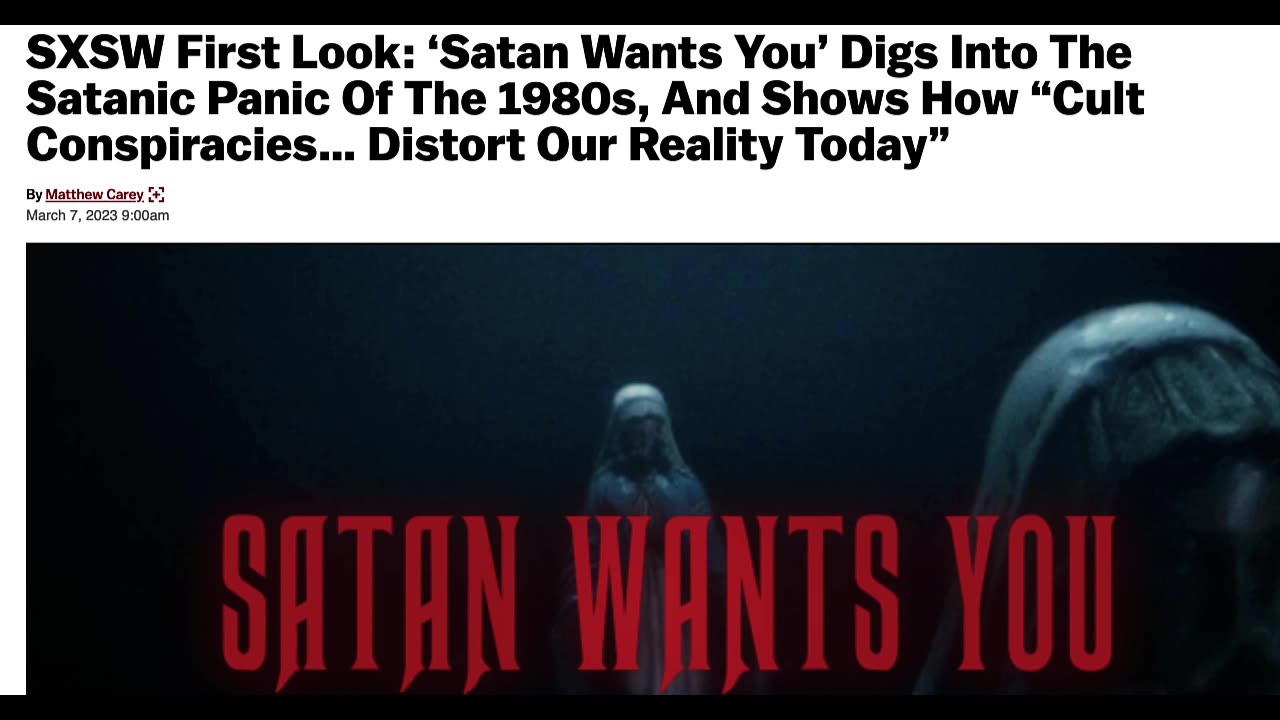 Satan Wants You Liberal Propaganda Pushing Satanic Panic