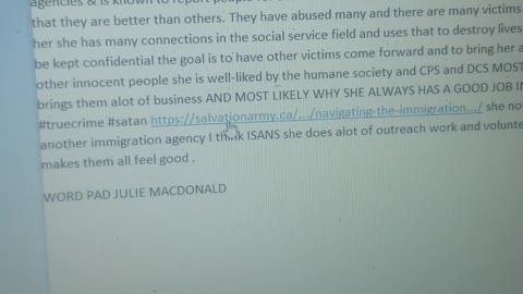 JULIE MACDONALD HALIFAX GANGSTALKER CHILD ABUSER