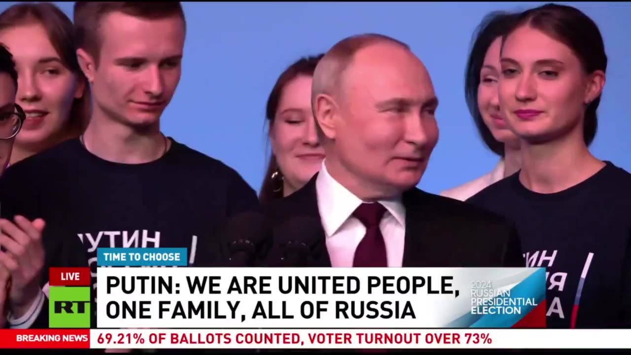 Vladimir Putin's full speech in the election office