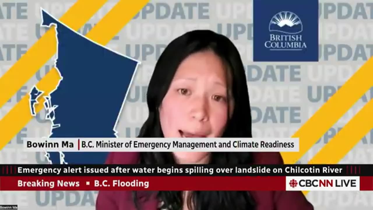 Water breaches landslide damming B.C.'s Chilcotin River _ Canada Tonight