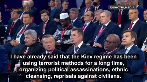 The Kiev regime has been using terrorist methods for a long time - Putin.