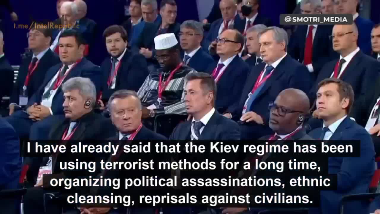 The Kiev regime has been using terrorist methods for a long time - Putin.