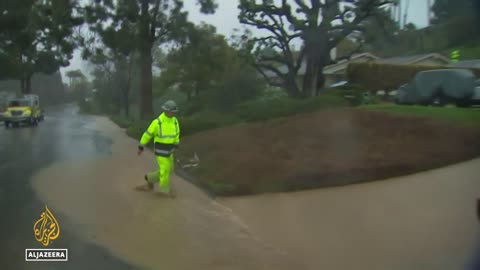 Rivers swell in US towns due to heavy rains