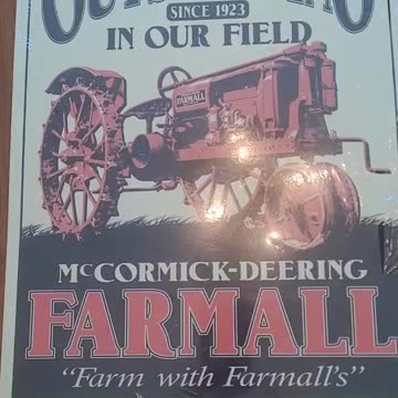 Retro Antique Tractor Signs!