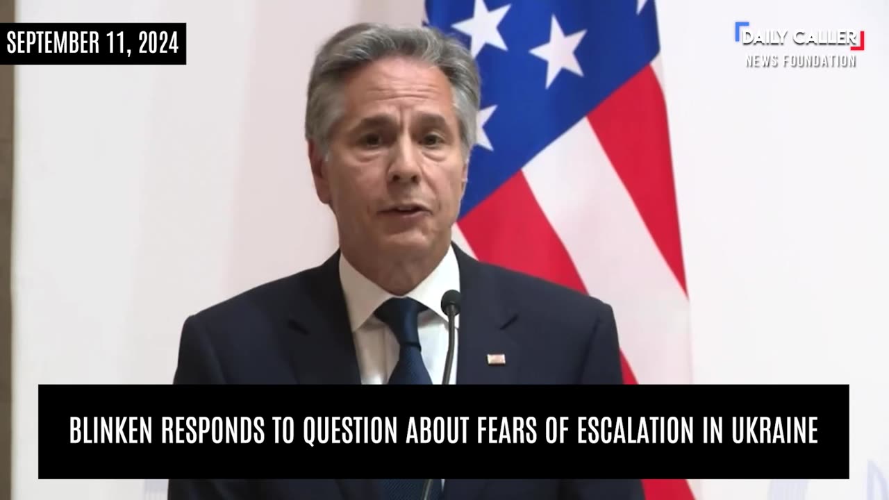 Antony Blinken Responds to Question About Fears of Escalation in Ukraine