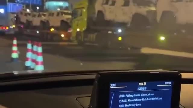 BREAKING: Anti-riot vehicles spotted in Shanghai - The crackdown is coming