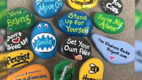 best inspirational painted rocks and stones