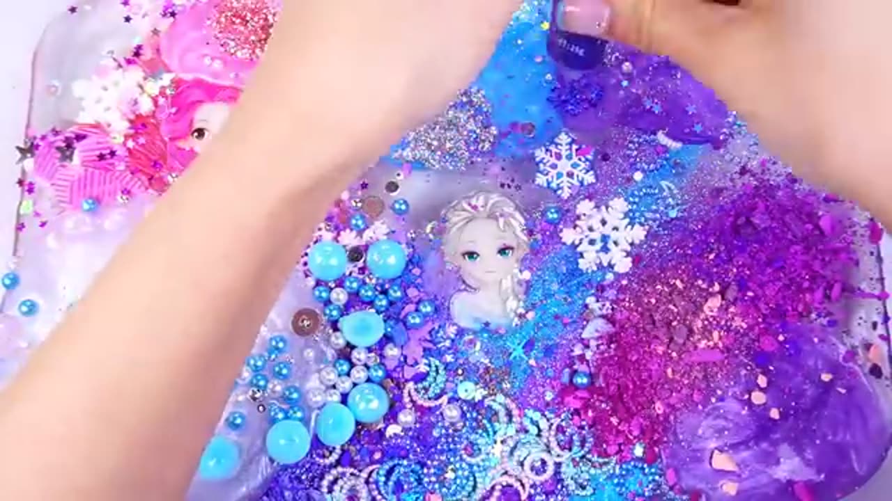 Frozen galaxy slime